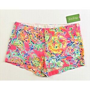 Lilly Pulitzer The Kerrie Shorts Women's Size 8 NEW Coral Reef Island Seacret